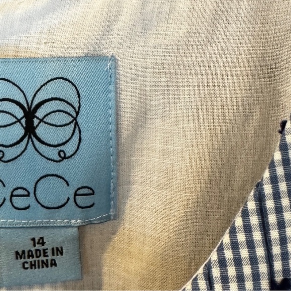 NWT CeCe Provence Dress in color Bluebird, Size 14 - Picture 5 of 8